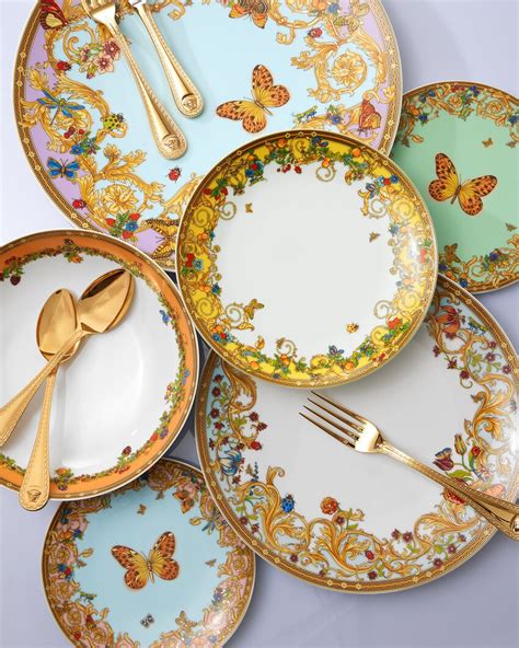 versace borden set le jardin versace|Versace Le Jardin Tableware Print Unisex .